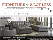 Tablet Screenshot of furniture4.com